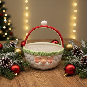 Рождественские тарелки для закусок и соусов, керамический набор для закусок с Дедом Морозом, тарелки для десертов, фруктов, салатов, соусники, миски - Product Image 2