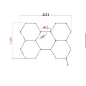 Super Bright LED IP65 Étanche En Aluminium Lavage De Voiture Et Beauté Lumière 220V Sans Poussière Auto Réparation <span class=keywords><strong>Garage</strong></span> Travail Station Lumière - Product Image 2