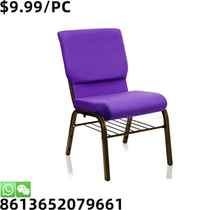 Vente en gros Offre Spéciale Chaise d'église en métal d'occasion moderne et bon marché - Product Image 3