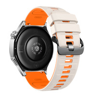 Untuk Amazfit Huami Honor untuk Garmin Suunto 22MM Antarmuka Tali Jam Tangan Silikon Dua Warna dengan Gesper Pin