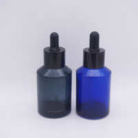 Bouteille d'huile en ambre vert à épaule Oblique de 30ml, flacon robuste, avec couvercle en bois