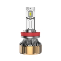 Phares LED Gicoo R12 Canbus H4 H7 H11 Haute Puissance 18000LM 120W 12V Feux Antibrouillard en Aluminium 9005 9006 9004 9007 6000K