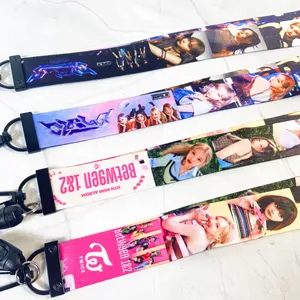 Kpop-Cordón para teléfono Idol Photo Lanyard para teléfono ID Card Holder lanyards - Product Image 5