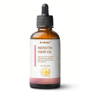 Huile Capillaire Bio de Romarin et de Ricin pour la Croissance des Cheveux, Traitement Pré-Lavage Éclaircissant du Cuir Chevelu, Renforcement à la Biotine et à la Racine de Jojoba, Marque Privée - Product Image 6