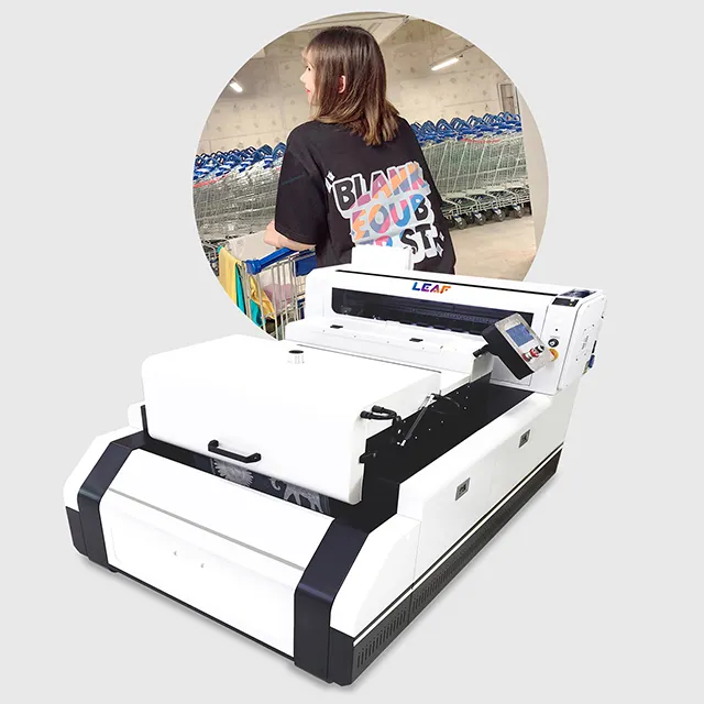 Hot Sale 60cm Wide Format Double i3200 Head CMYK White Ink DTF Roll PET Film Kit Transfer Printer for T-shirt Bag Shoes Hoddie