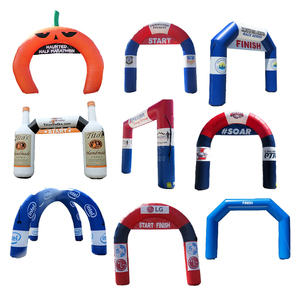 Vente directe d'usine, ballon publicitaire gonflable en PVC, arche gonflable personnalisée pour fête, arche gonflable de départ/arrivée pour événements - Product Image 2
