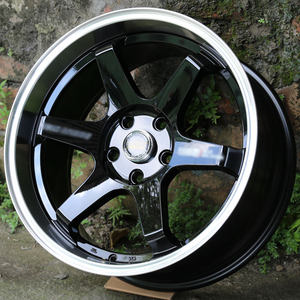 Jantes en alliage Rines Volk Te37sl de 18 pouces, couleur noire, 5x114.3, pour voitures de course, sport, auto, jantes en alliage, mags - Product Image 3