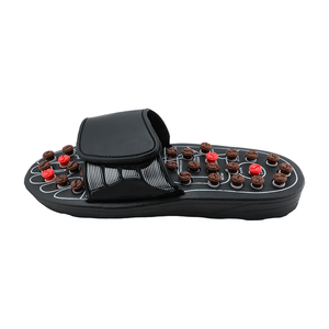 Natural <strong>Acupuncture</strong> <strong>Massage</strong> Slippers Health Care Healing Shoes <strong>Foot</strong> Reflexology Sandals for Home Use - Product Image 2