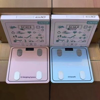 Balance connectée multifonctionnelle pour la mesure de la graisse corporelle, capacité 180 kg, alimentée par batterie, moniteur de santé portable