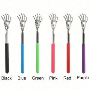 Stainless Steel <b>Back</b> <b>Scratcher</b> Telescopic Scratching Massager Extendable Itch Old Man Happy Health Products Hackle Handicrafts - Product Image 6