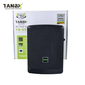 Fabrika toptan yeni tasarım yüksek kalite araba bas 6*9 inç ince aktif subwoofer araba hoparlörü ses subwoofer altında koltuk