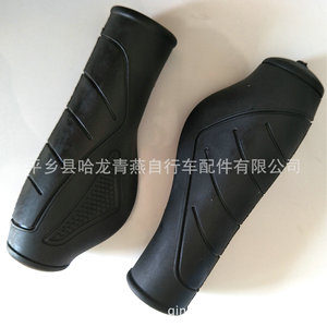 Poignées de guidon de vélo en caoutchouc 120mm antidérapantes pour vélos de montagne - Product Image 2