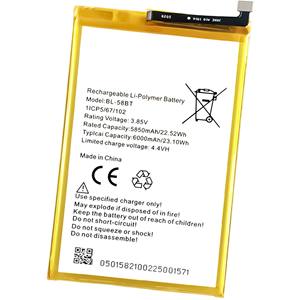 Baterai Ponsel 58BT Pouvoir 4 LC7 Pouvoir 4 Pro Spark Power <span class=keywords><strong>2</strong></span> LC8 Spark 6 Air KE6 untuk Tecno Pova LD7 - Product Image 1