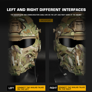 Nuevo Casco WOSPORT CS <span class=keywords><strong>con</strong></span> Auriculares HD y Microventilador, Casco Integral para Actividades al Aire Libre - Product Image 6