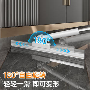 Serpillère magique en silicone avec tête large de 55 cm, en plastique durable, pour le nettoyage des salles de bain et des toilettes - Product Image 3