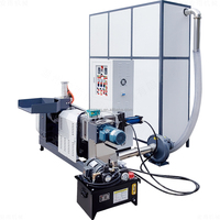 Granulateur à vis simple refroidi par air pour la fabrication de granulés, extrudeuse, petite machine de recyclage plastique, ensemble complet, fourniture d'usine