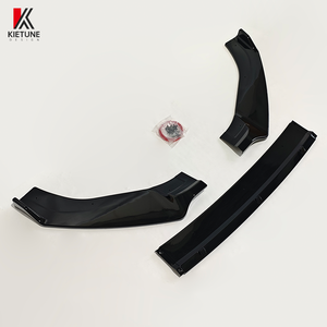 KIETUNE 3 pièces, séparateur de pare-chocs avant de voiture noir de haute qualité, spoiler à visser, ajustement parfait pour <span class=keywords><strong>Golf</strong></span> MK 7/7.5 <span class=keywords><strong>GTI</strong></span> 2014-2019 - Product Image 5