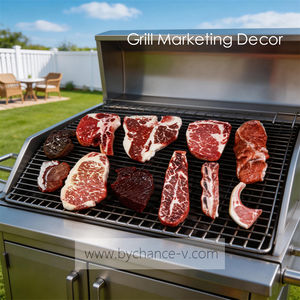 Maquette réaliste de coupes de boeuf artificiel pour la photographie et le marketing de nourriture Affichage parfait pour <span class=keywords><strong>les</strong></span> restaurants et la décoration de cuisine - Product Image 3