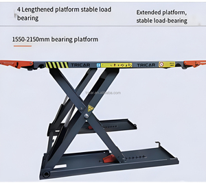 Pont Élévateur à Ciseaux Ultra-Mince 1,2 m Certifié CE Vente Chaude Position Médiane 4000 kg Entraînement Hydraulique Déverrouillage Électrique 4 t - Product Image 3