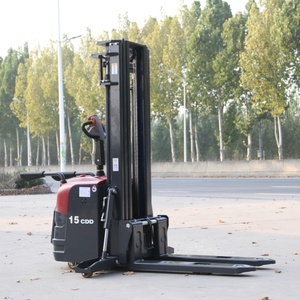 Apilador Eléctrico Portátil de Doble Nivel Económico, Nuevo Modelo <span class=keywords><strong>2026</strong></span>, Montacargas Autopropulsado de 1.5 Toneladas - Product Image 5