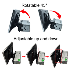 Autoradio 1 Din Universel 10 ''Ecran Tactile Lecteur Multimédia Filaire <span class=keywords><strong>CarPlay</strong></span> & <span class=keywords><strong>Android</strong></span>-Auto Mirror Link Mp5 GPS Navigation USB DVR - Product Image 4