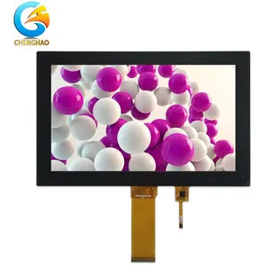 Sản xuất tại Trung Quốc 800*480 pixels 9 "16M màu I2C màn hình cảm ứng module với CTP