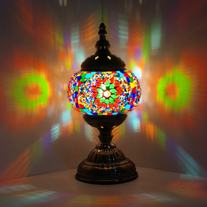 Lampe de table mosaïque turque <span class=keywords><strong>Marrakech</strong></span> en promotion, plusieurs couleurs, lampe de bureau marocaine - Product Image 5