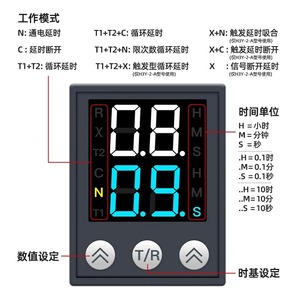 H3Y-2 Time Delay Relay 12V 24V 220V SPDT DIN Rail Mount Screw Terminal <b>Control</b> Relay - Product Image 4