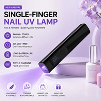 Großhandel: Tragbare UV-LED-Nagellampe 9W, wiederaufladbar, Handheld-Blitzhärtungslicht, professionelles Maniküre-Equipment