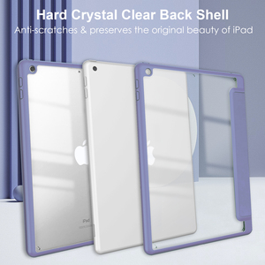 Custodia Universale JUNCHI 2026 per <span class=keywords><strong>iPad</strong></span> 7.9 <span class=keywords><strong>12.9</strong></span> Pollici, Retro in Acrilico Trasparente, Personalizzazione Fai-da-te, Supporto Magnetico per Penna con Funzione Auto-Wake - Product Image 4