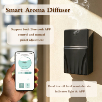 Diffuseur d'arômes électrique sans eau de 950 ml, alimenté par batterie, avec contrôle par application, purificateur d'air en plastique pour usage domestique