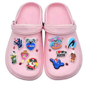 Breloques de chaussures personnalisées sur le thème du voyage en Australie avec motif Opéra de Sydney et drapeau, épingles à chaussures au patrimoine australien pour souvenirs de vacances - Product Image 2