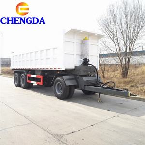 Camion Cargo Howo 40FT Conteneur Cargo <span class=keywords><strong>Remorque</strong></span> Camion Complet <span class=keywords><strong>Remorque</strong></span> 3 <span class=keywords><strong>Essieux</strong></span> Utilitaire <span class=keywords><strong>Remorque</strong></span> À Benne Basculante - Product Image 2