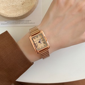 Orologi <span class=keywords><strong>di</strong></span> <span class=keywords><strong>Lusso</strong></span> per Ragazze, Orologi da Polso da <span class=keywords><strong>Donna</strong></span> per Affari, <span class=keywords><strong>Orologio</strong></span> Vintage Quadrato in Metallo per Signore - Product Image 4