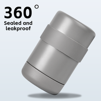 Termo Aohea 360, Hermético y Antiderrames, de Acero Inoxidable 304, Recipiente para Comida, Olla para Guisos, Taza, Termo Doble, Frasco para Comida al Vacío