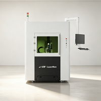 Machine de découpe laser à fibre certifiée CE 1KW, 300x300mm, pour la fabrication précise de montures de lunettes en aluminium