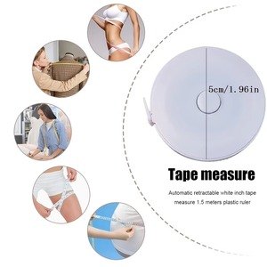 Portable Adjustable Measuring <b>Tape</b> Foldable Cloth Measurer Button Reset <b>Tape</b> <b>Measure</b> for Household Sewing <b>Tailoring</b> - Product Image 3