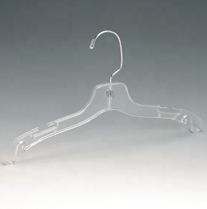 Perchas de plástico transparente para niños, perchas de cristal recicladas para ropa de adultos - Product Image 6