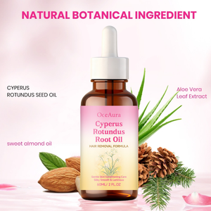 Olio Naturale Idratante e Nutriente per Ridurre la Crescita dei Peli Corporei, Idratazione Organica ad Assorbimento Rapido, Non Untuoso, Olio Depilatorio - Product Image 2