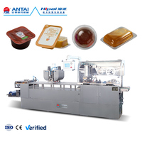 Machine d'emballage sous blister automatique CE à plaque plate pour alu, PVC, aliments, pâte, miel, sauce barbecue, scellage et emballage