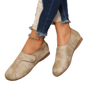 <span class=keywords><strong>Ballerine</strong></span> da <span class=keywords><strong>Donna</strong></span> Primavera-Estate Stile Vintage, Tinta Unita, Punta Rotonda, Chiusura con Gancio e Anello, Leggere e Traspiranti, Tomaia in PU Morbido - Product Image 5