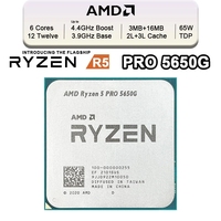AMD R5 PRO 5650G Ryzen 5 PRO 5650G Baru 3.9GHz Enam-Inti Dua Belas-Thread 65W CPU L3=16M 100-000000255 Soket AM4