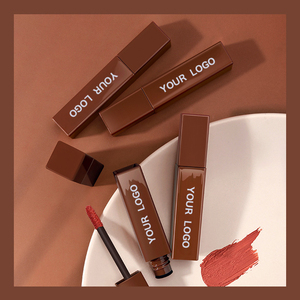 Ustom-brillo de labios OEM, <span class=keywords><strong>6</strong></span> colores, resistente al agua y de larga duración, hidratante de terciopelo nude - Product Image 2