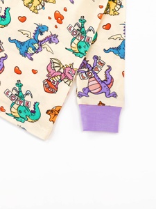 <span class=keywords><strong>Pigiama</strong></span> per Neonati con Stampa <span class=keywords><strong>Dinosauro</strong></span> Miozing, 95% Bambù 5% Spandex, Set <span class=keywords><strong>Pigiama</strong></span> a Maniche Lunghe, Vendita all'Ingrosso per Boutique - Product Image 4