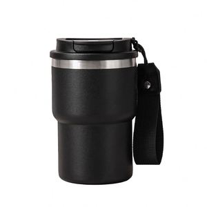 Vaso Térmico de Acero Inoxidable de Doble Pared de 420 ml (15 oz) con Tapa, Mini, para Exteriores, Superventas - Product Image 1