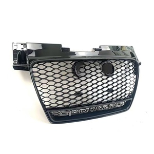 Convient pour 2008-2014 <span class=keywords><strong>Audi</strong></span> <span class=keywords><strong>A6</strong></span> TT TTRS 8J Grille de pare-chocs avant Grille en nid d'abeille argentée - Product Image 1