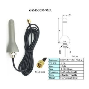 Omni dirección impermeable uso al aire libre soporte de alta ganancia montaje en pared GPRS gsm <span class=keywords><strong>3g</strong></span> montaje en Tornillo Aéreo gsm <span class=keywords><strong>3g</strong></span> Antena celular - Product Image 6