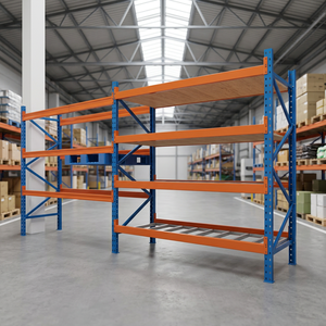 Metal Warehouse Pallet Rack Steel Storage Shelving <b>System</b> Powder Coated Selective <b>racking</b> for Hangar Workshop - Product Image 1