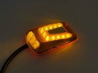 Feu de signalisation latéral chromé E-Mark de haute qualité 10V-30V pour camion, remorque, poids lourd LEIHAO