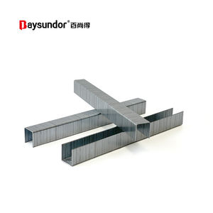 बायसनडोर 12 मिमी जस्ता स्टील 21 गुना चांदी इलेक्ट्रो गैल्वेनाइज्ड घुमावदार स्टेपल औद्योगिक वायवीय स्टेपल - Product Image 3